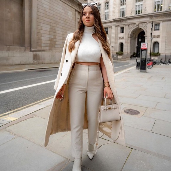 NWT Zara Wool Blend Coat - Picture 15 of 16